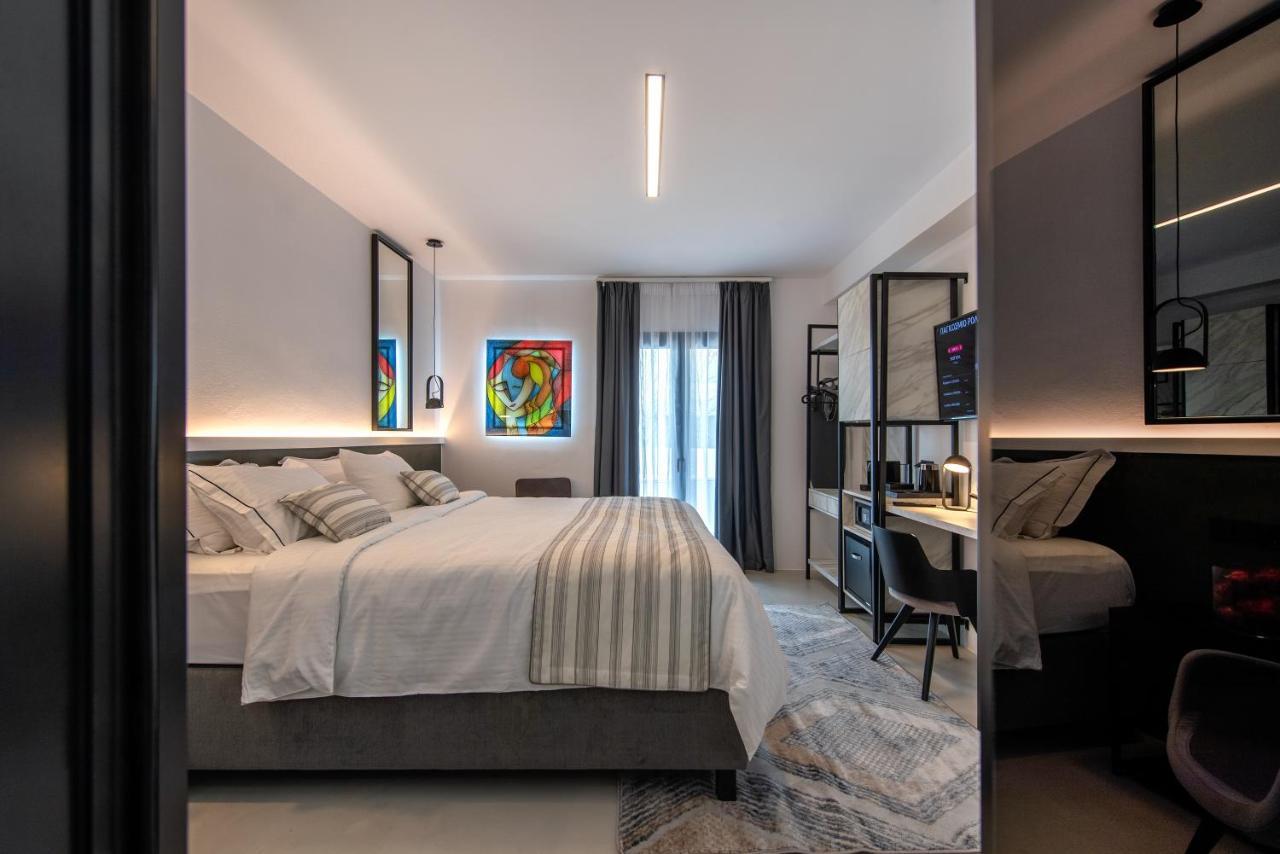 Central Boutique Hotel By Naoussa Hills Adults Only Bagian luar foto